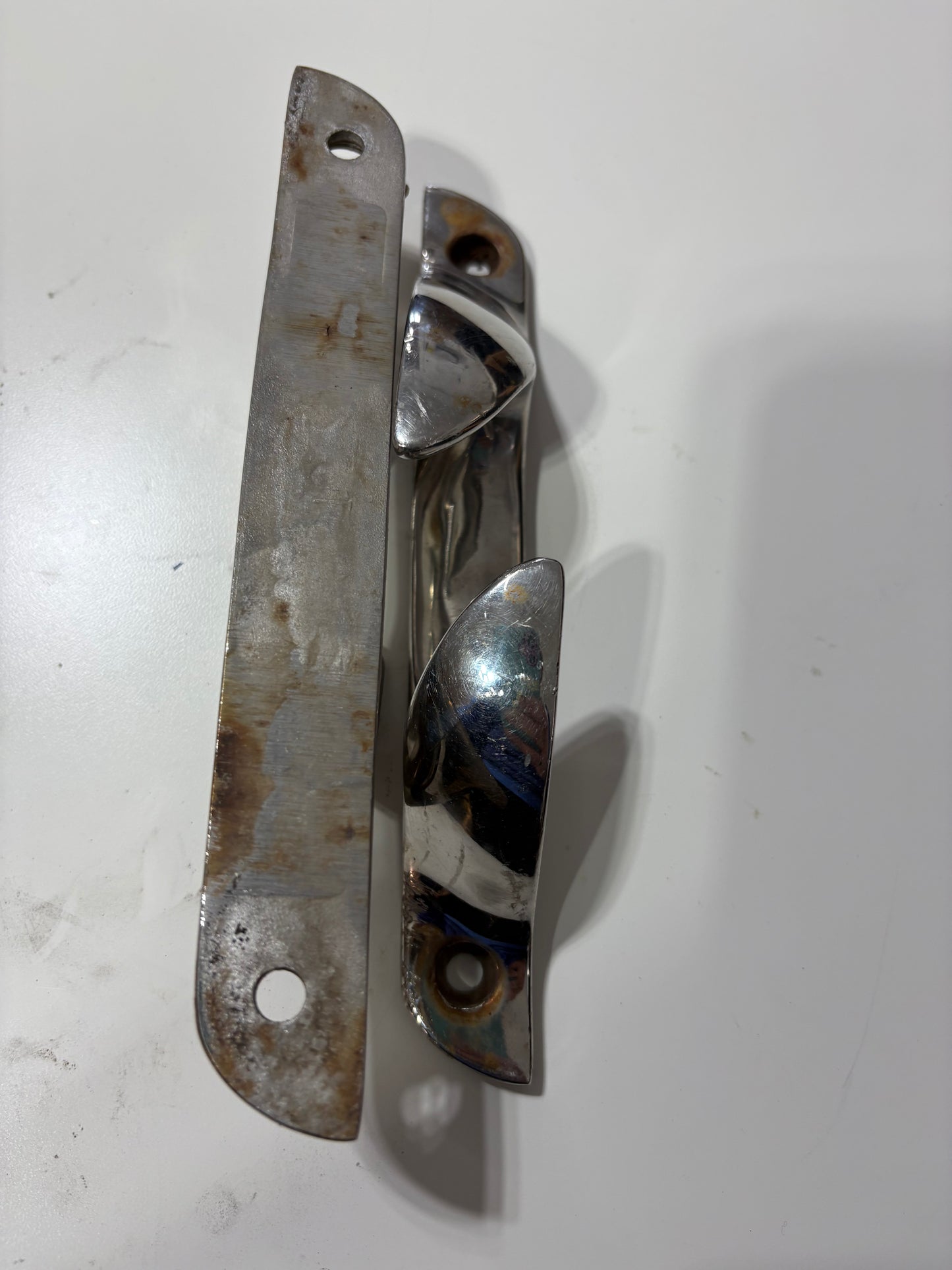 7 13/16" Stainless Steel Chock Cleats Pair