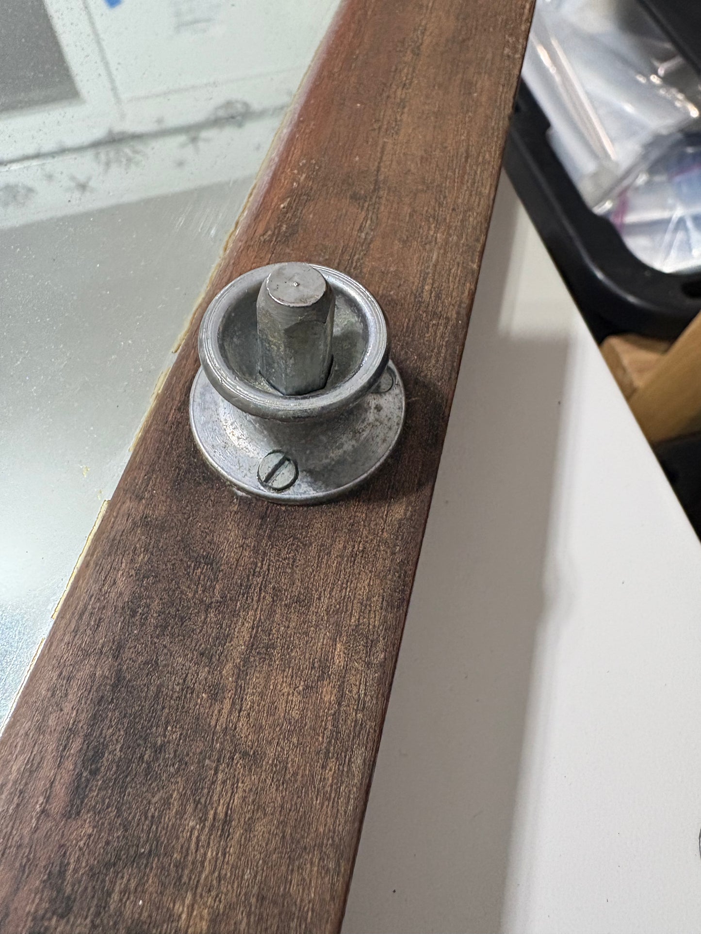 Teak Mirrored Cabinet Door #242