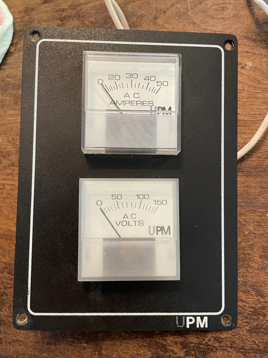 UPM Amp & Volt Gauge Panel Off An Islander 36