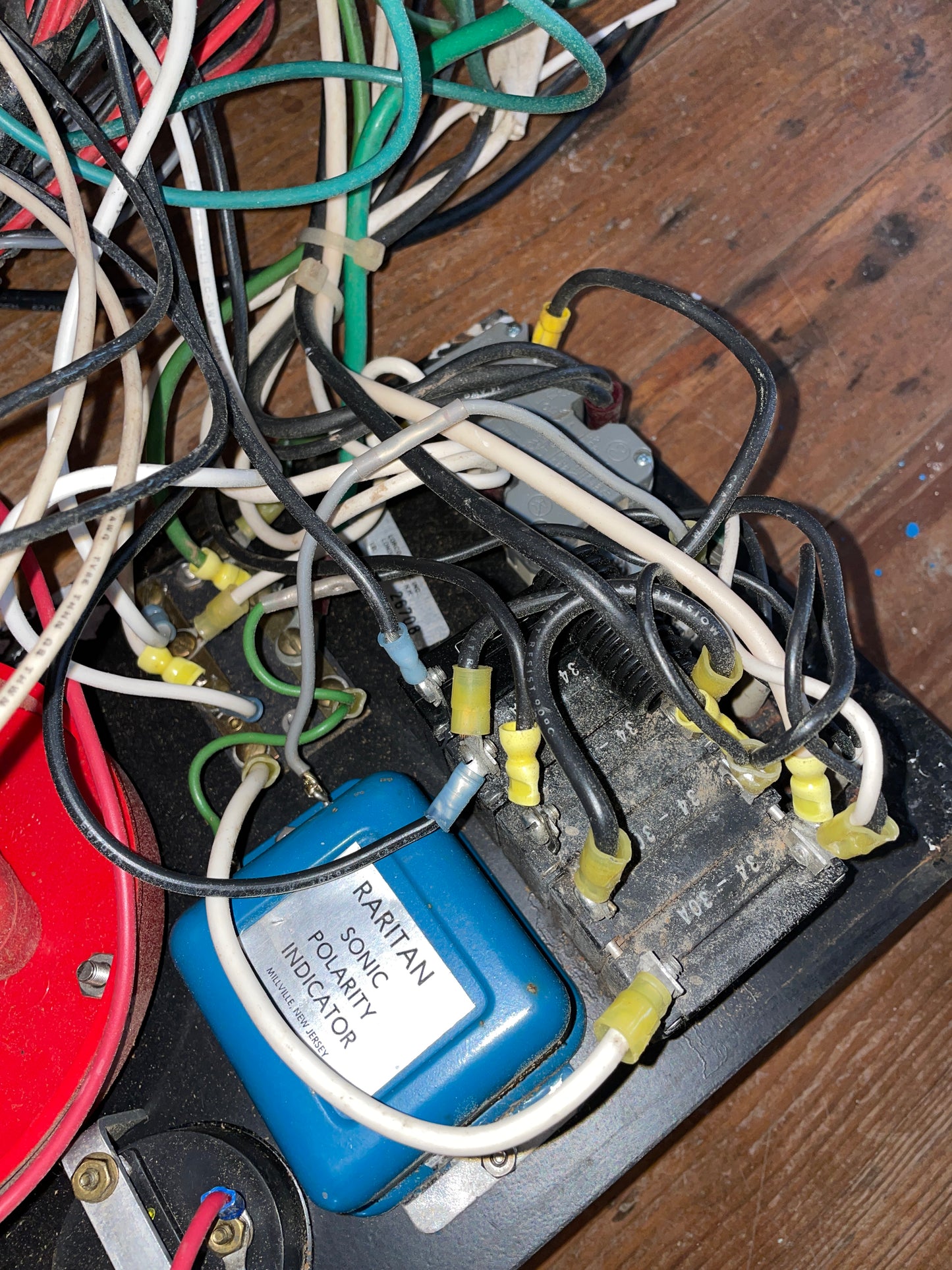 Large 12 Switch 12V DC; 5 Switch 115V AC Electrical Panel