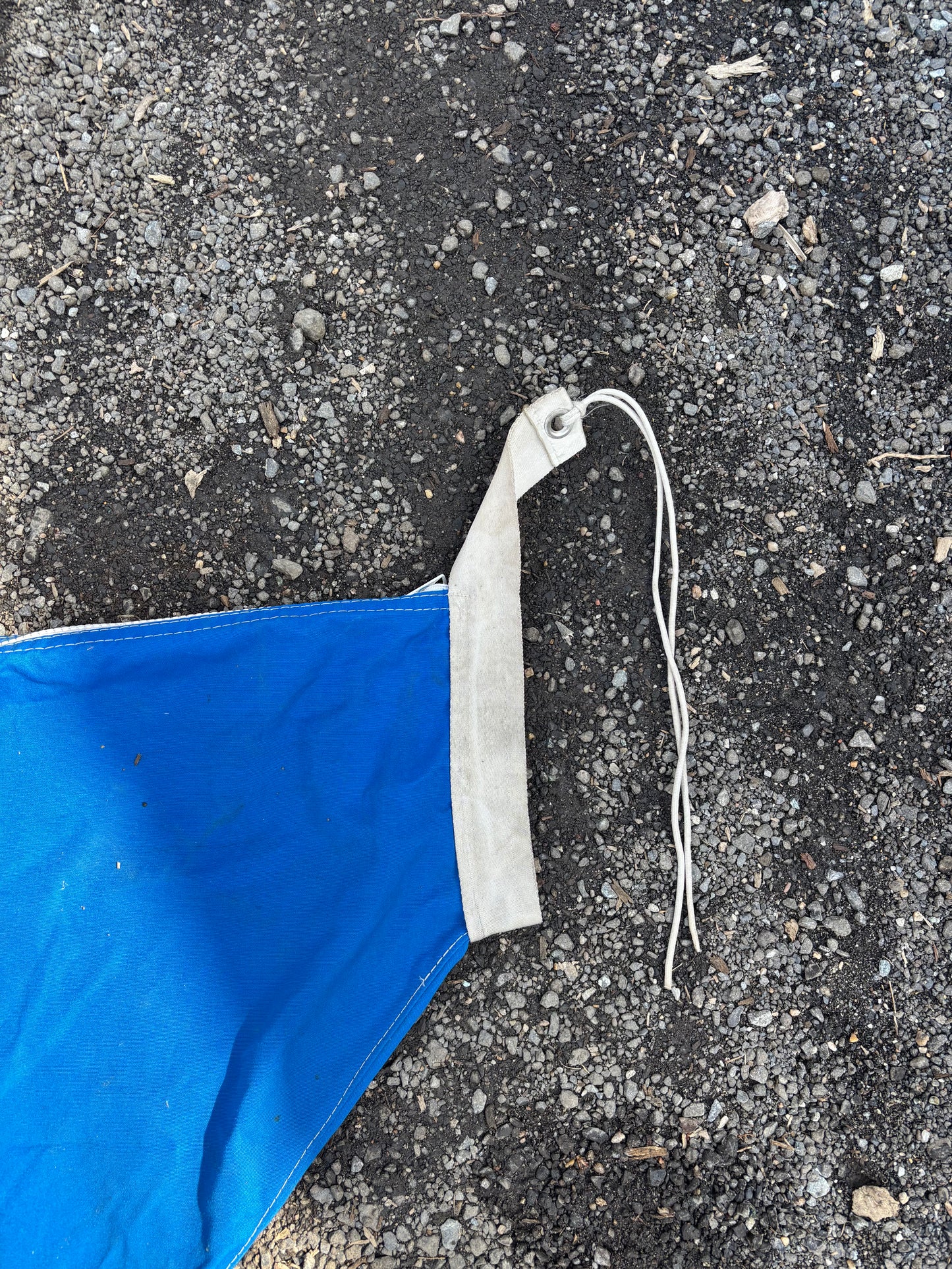 Blue Canvas Mainsail Cover - 10’ 4” Length
