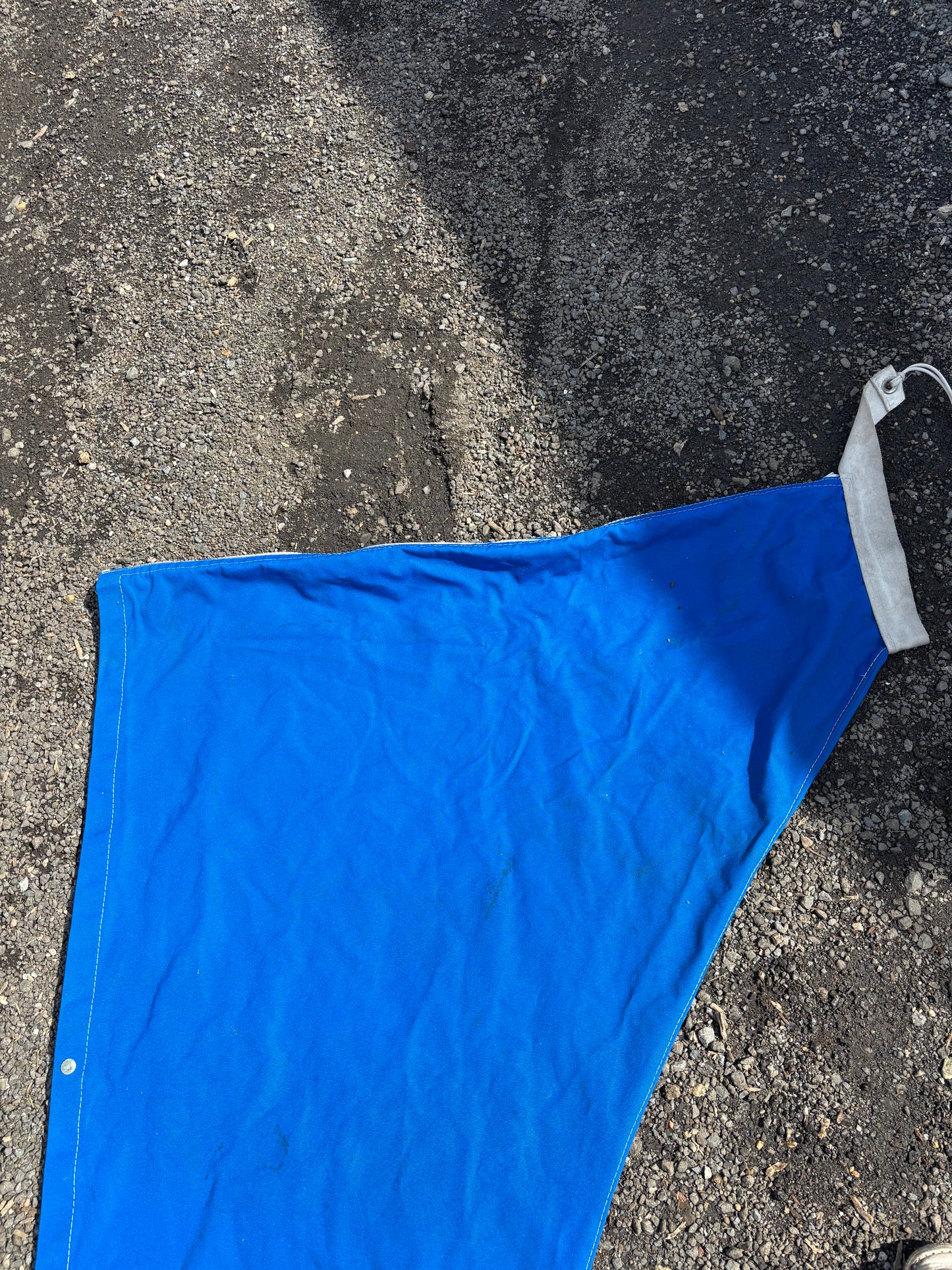 Blue Canvas Mainsail Cover - 10’ 4” Length