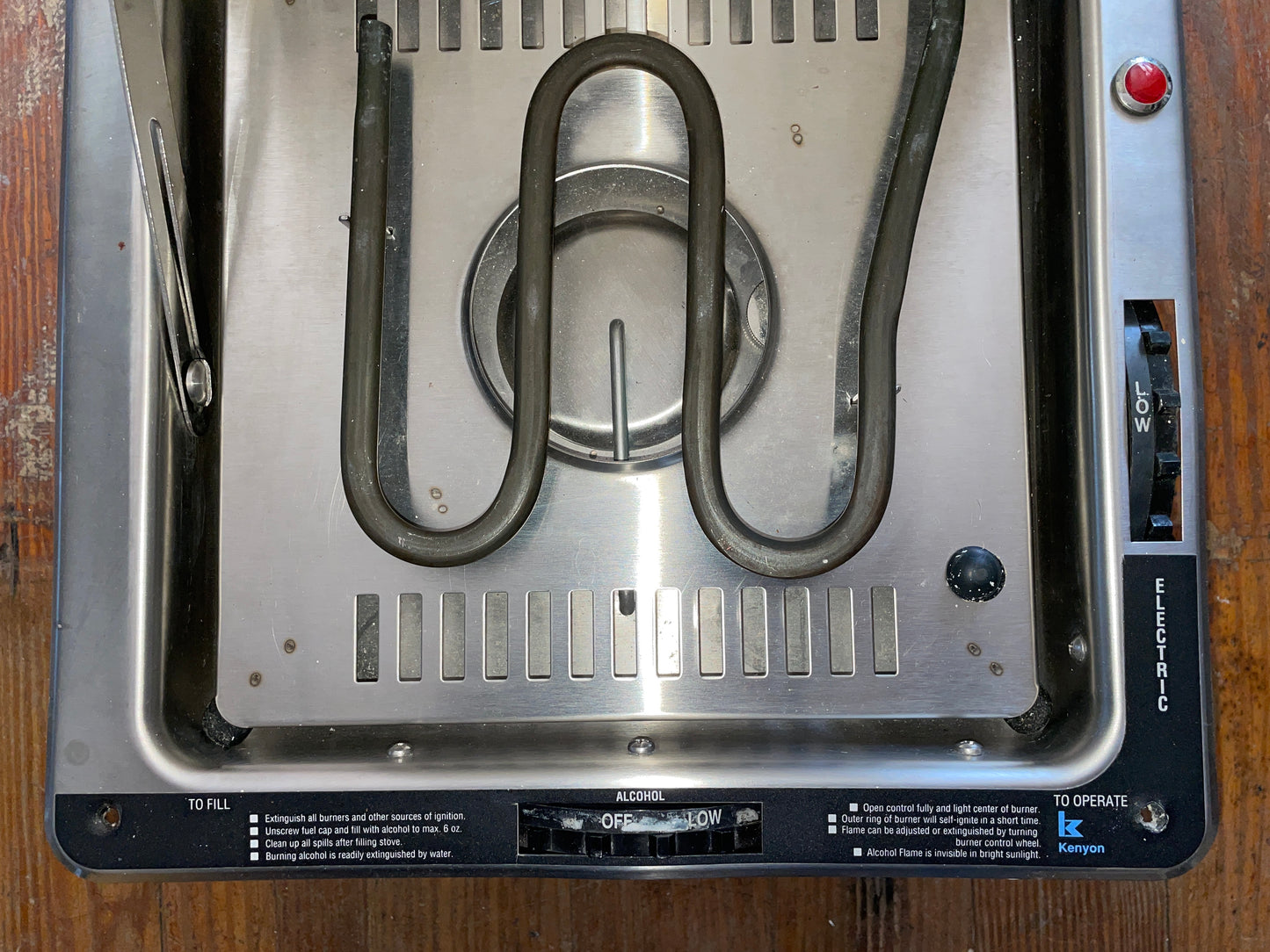 Kenyon Alcohol & Electric Single Burner Stove Sailboat Parts