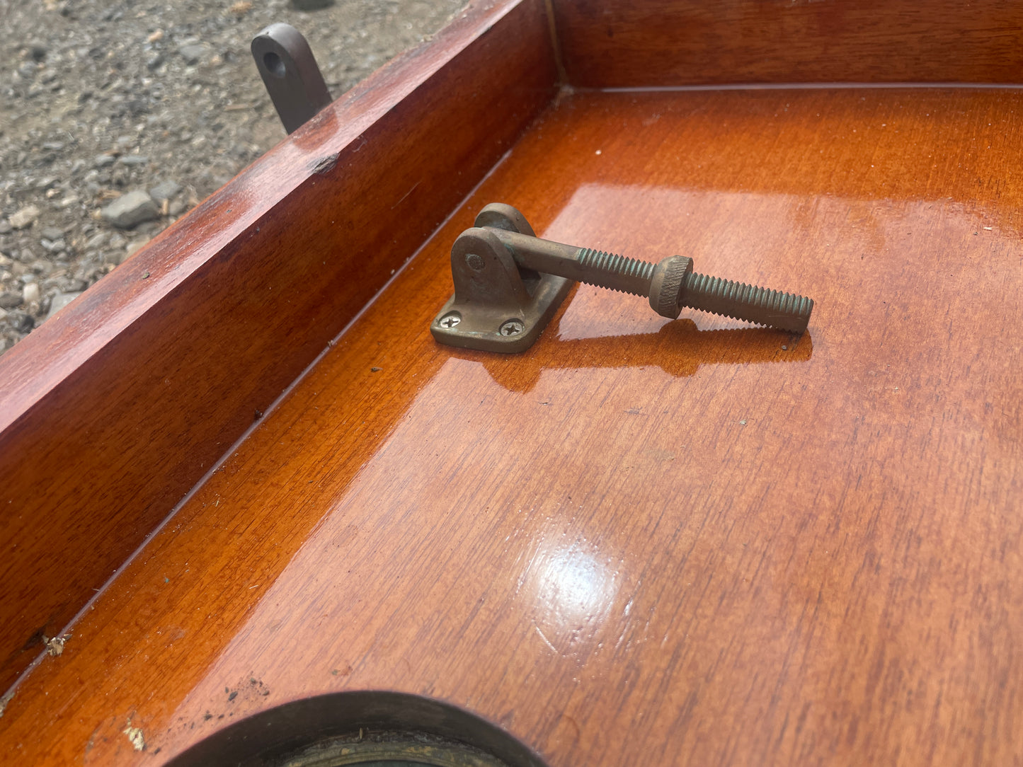 1934 Eisenhower 50' Teak Hatch - 26 1/2" Long x 26 5/8" Wide -- #192