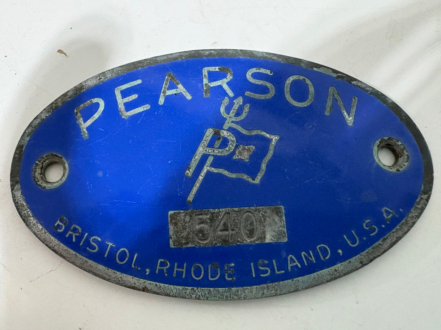 Pearson Yachts Builders Plate