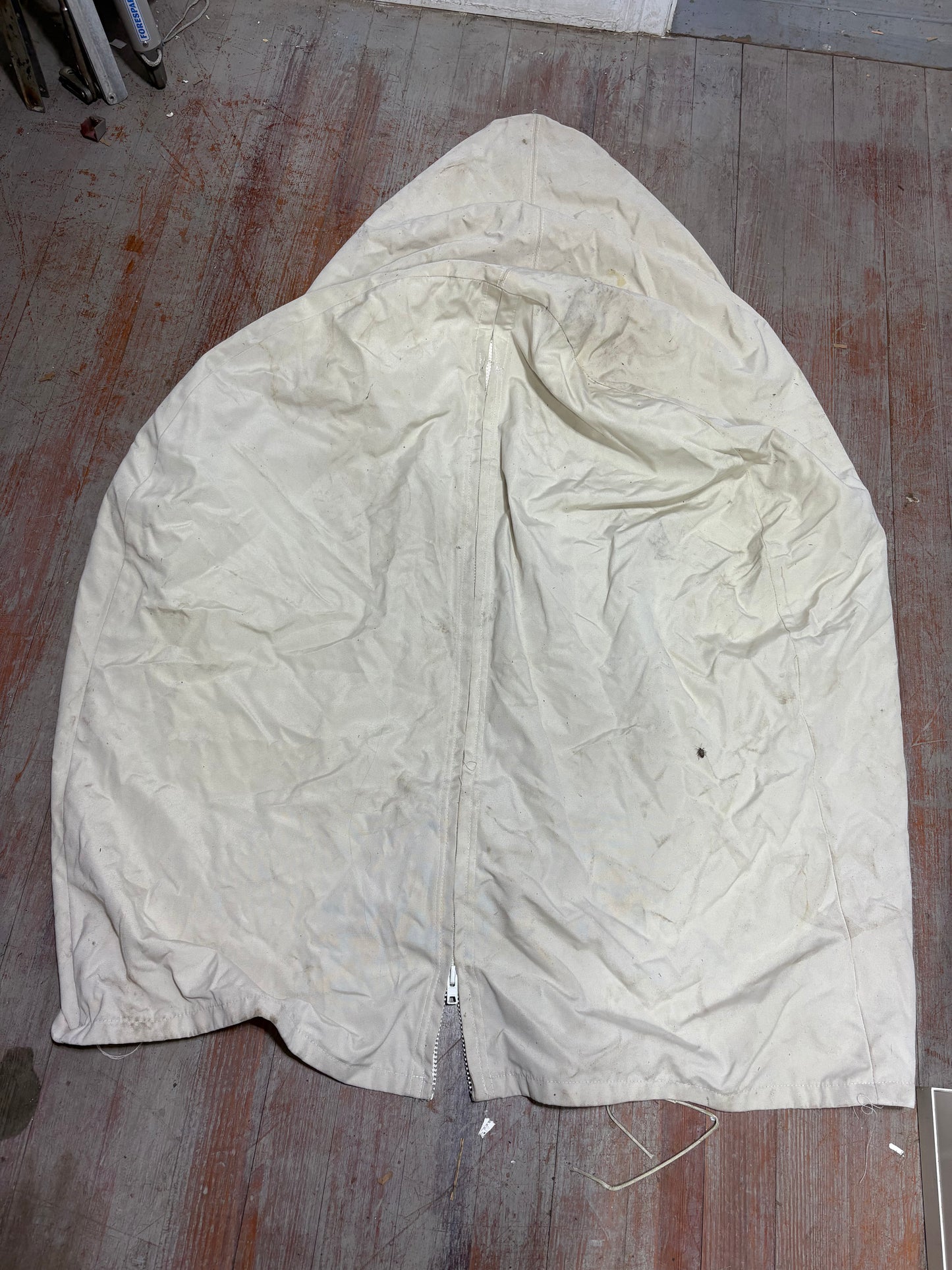 White Canvas Wheel Cover