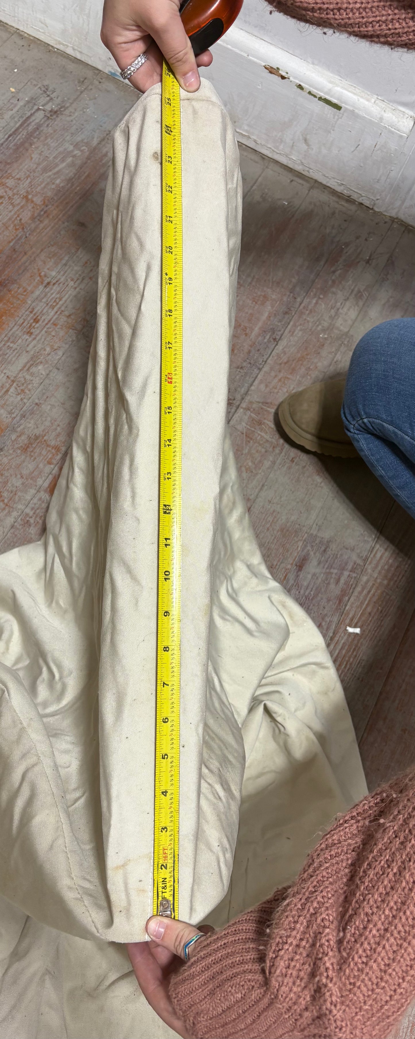 White Canvas Wheel Cover