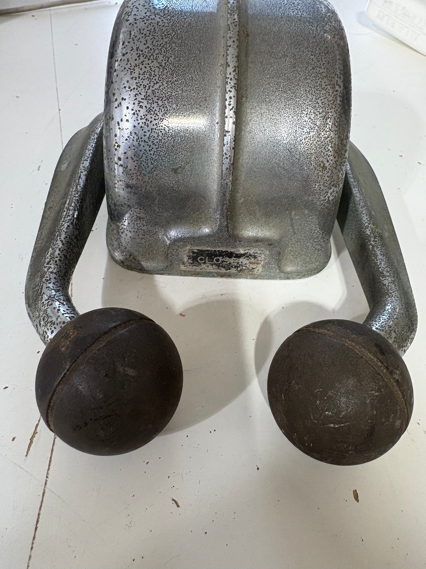 Chromed Bronze Throttle Control off of a Chris Craft