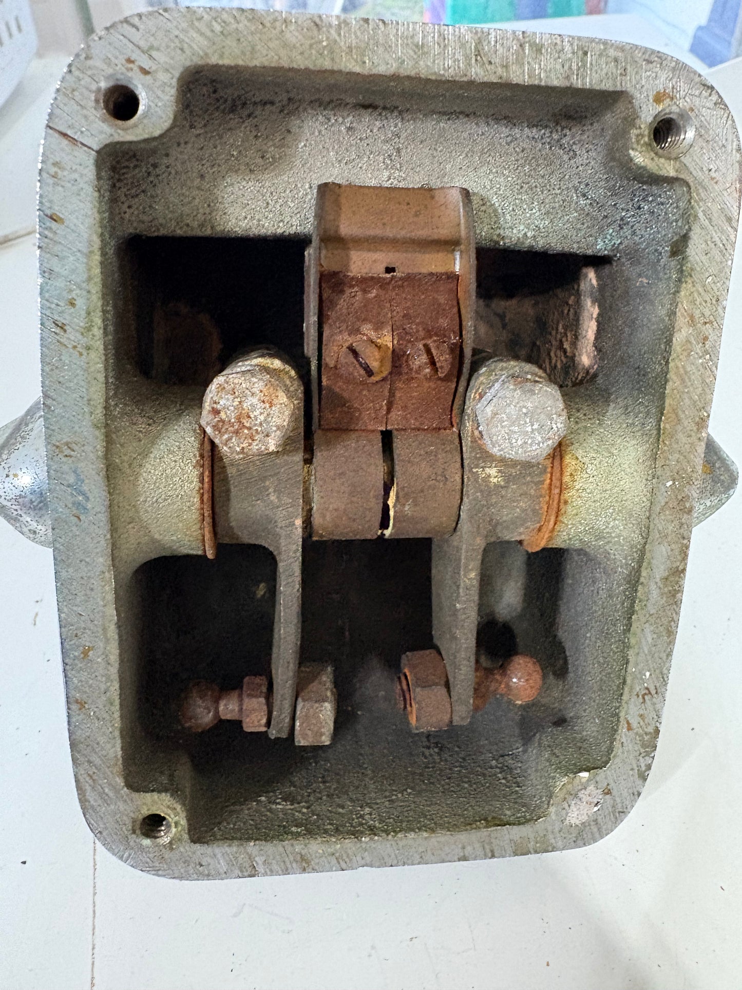 Chromed Bronze Throttle Control off of a Chris Craft