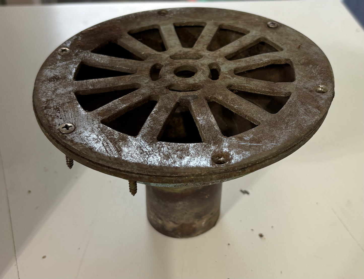 Vintage Bronze Chris Craft Deck Drain Scupper #207 (pair)