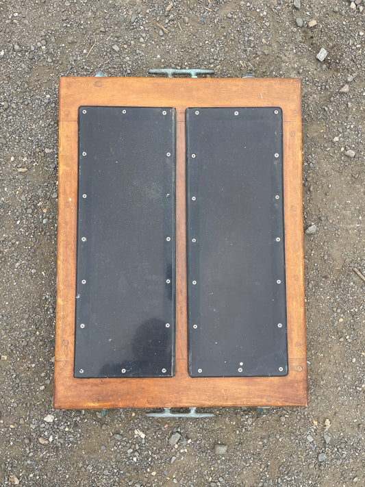 1934 Eisenhower 50' Teak Hatch - 28 1/2" Long x 21 3/8" Wide x 2 1/2" Tall -- #195