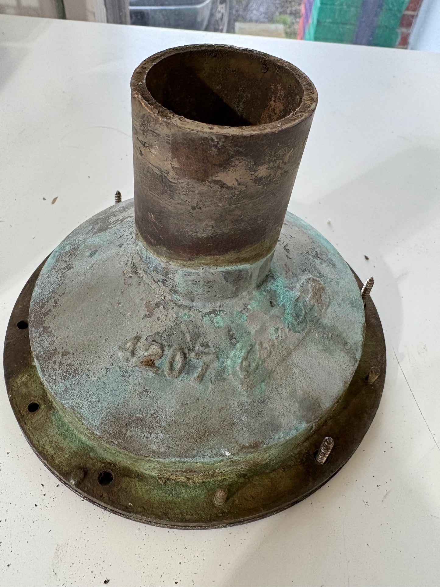 Vintage Bronze Chris Craft Deck Drain Scupper #207 (pair)