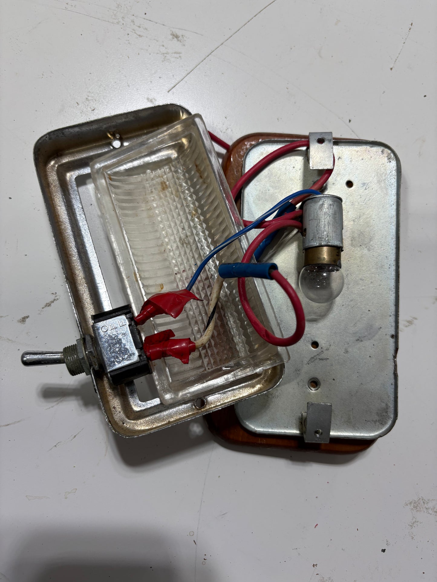 Lot of Interior Lights on Teak from Rafiki 35 (5 total)