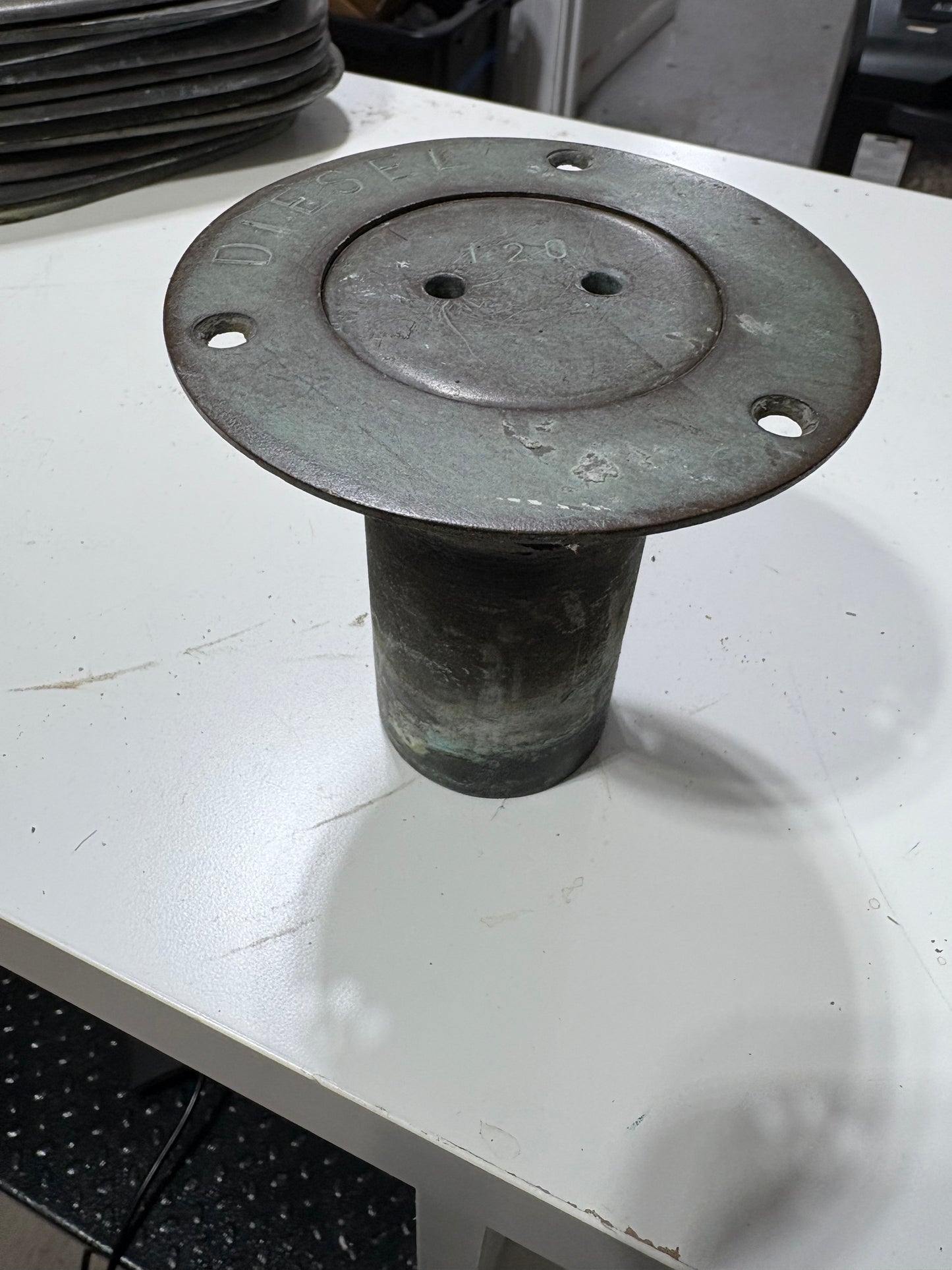 Bronze Diesel Fuel Deck Cap