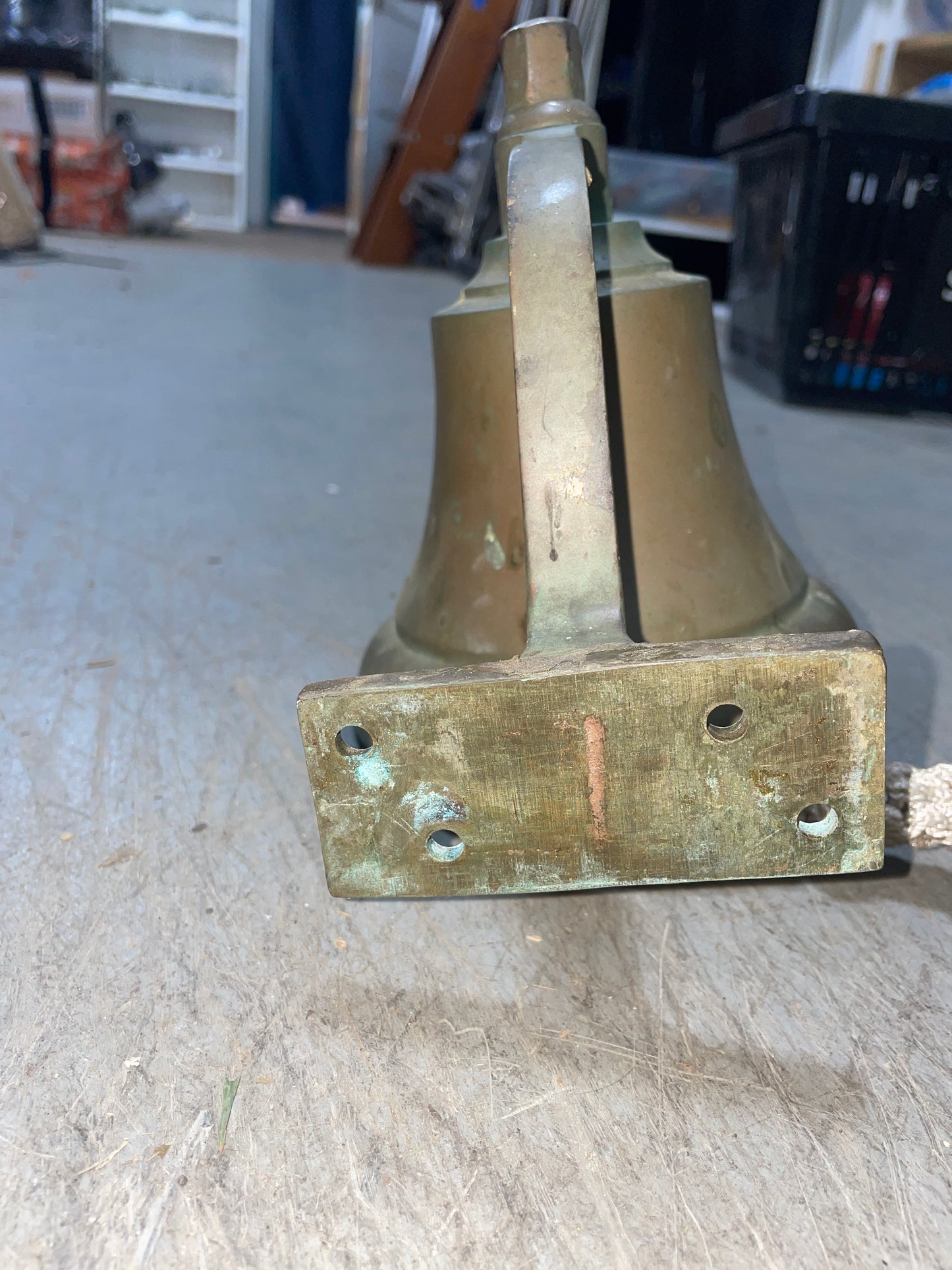 Solid Bronze 5 5/8" Diameter x 7" Tall Bell - 1934 Eisenhower 50'