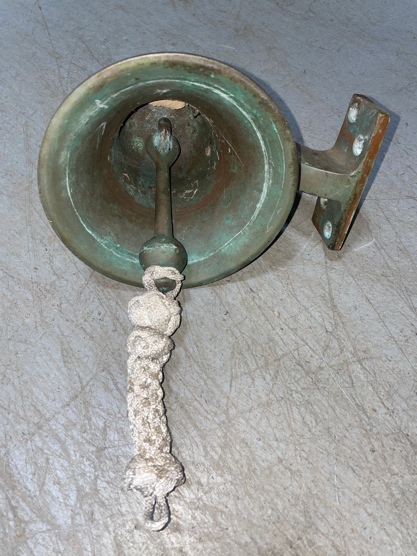 Solid Bronze 5 5/8" Diameter x 7" Tall Bell - 1934 Eisenhower 50'