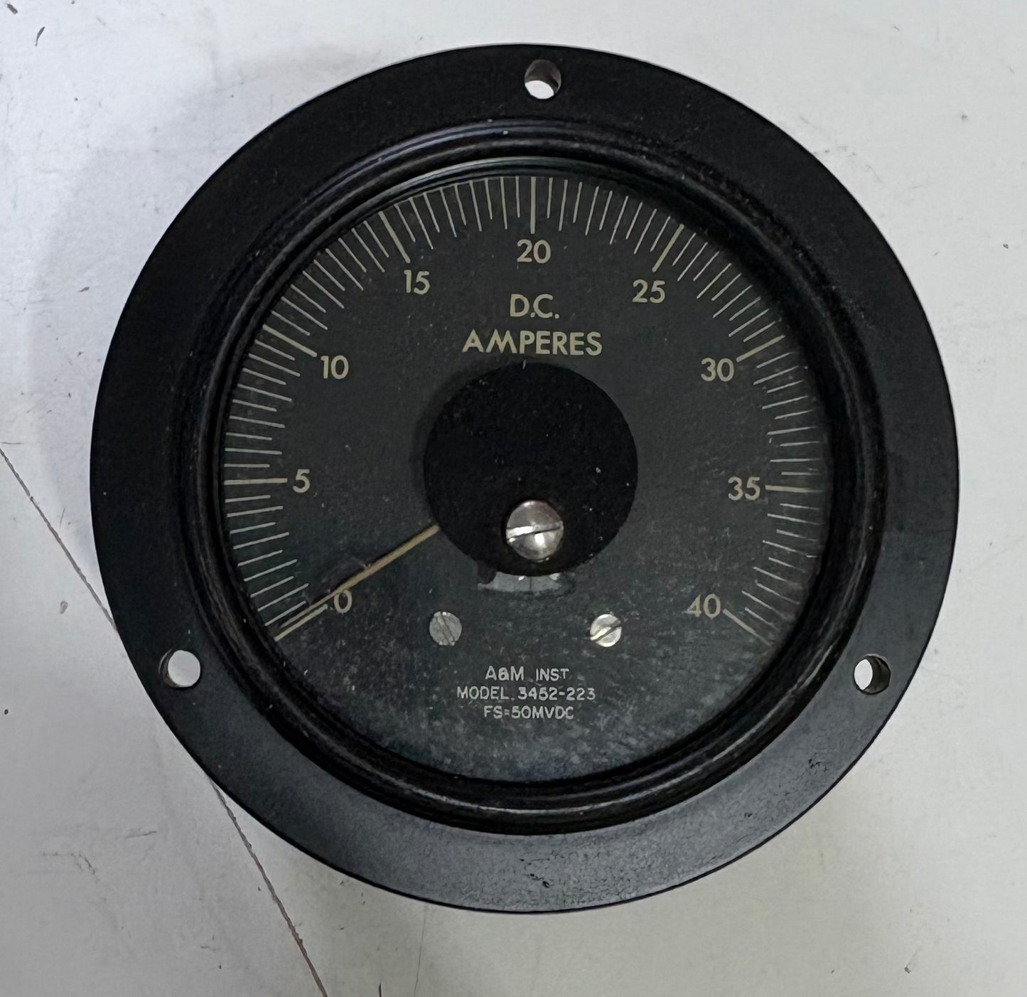 D.C. Amperes Model 3452-223 FS = 50MVDC