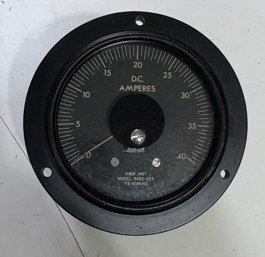 D.C. Amperes Model 3452-223 FS = 50MVDC