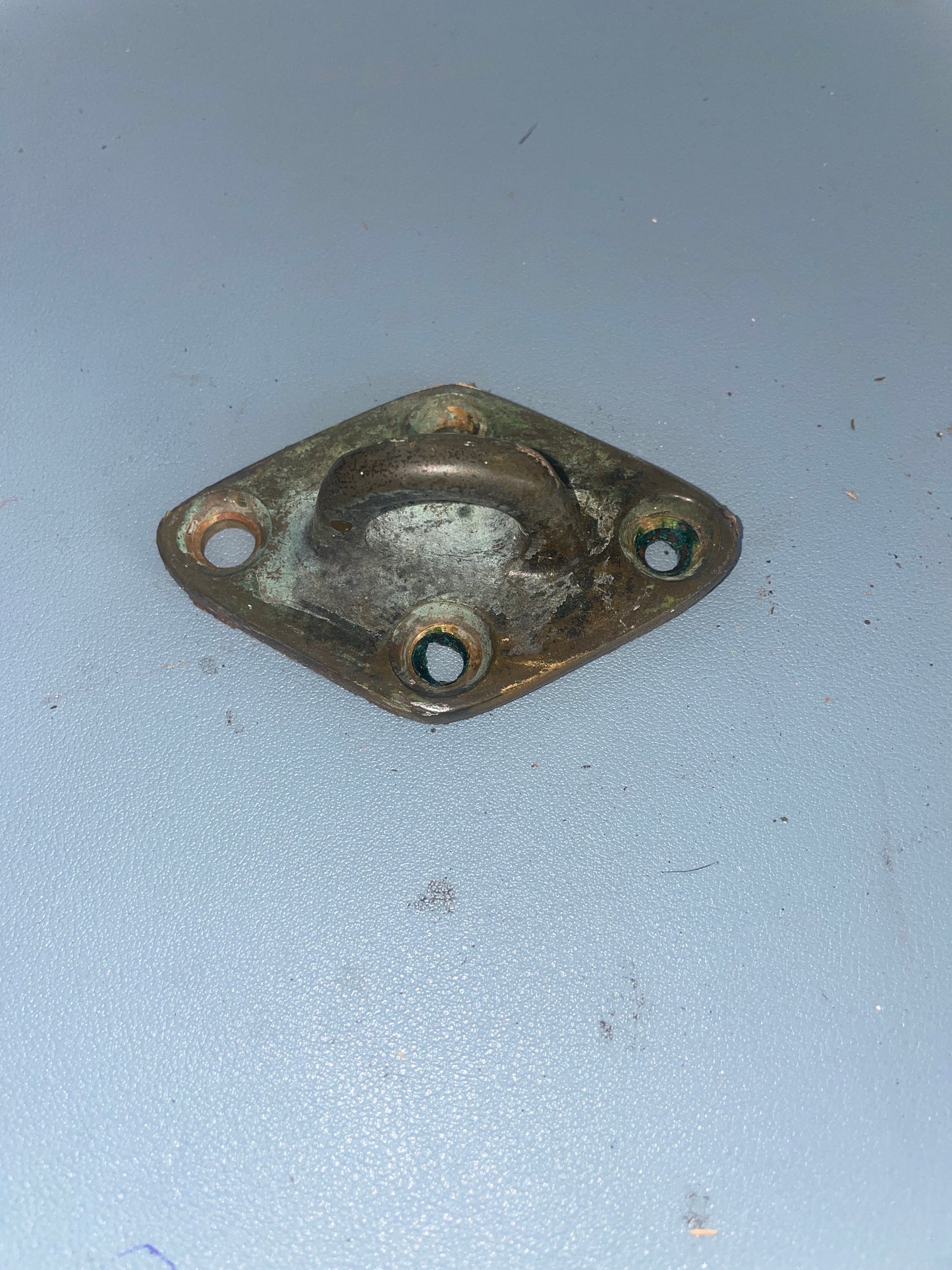 Bronze Diamond Pad Eye - 13/16" x 1/2" Eye- 1934 Eisenhower 50'