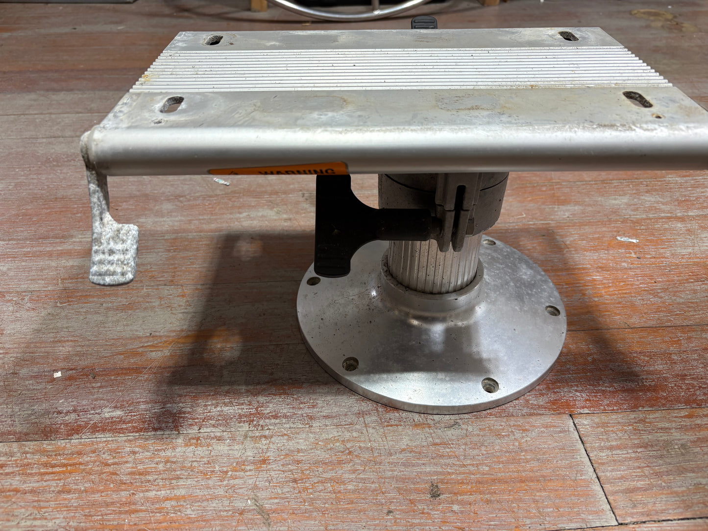 Aluminum Seat Base off of a Sea Ray