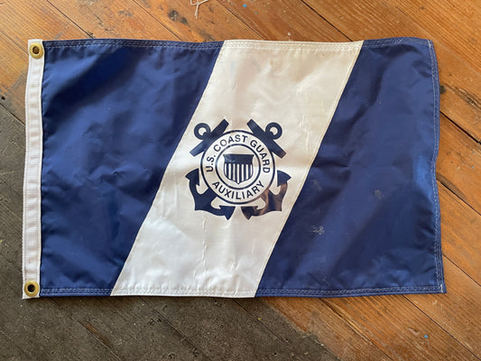 US Coast Guard Auxiliary Flag - 15” x 24”