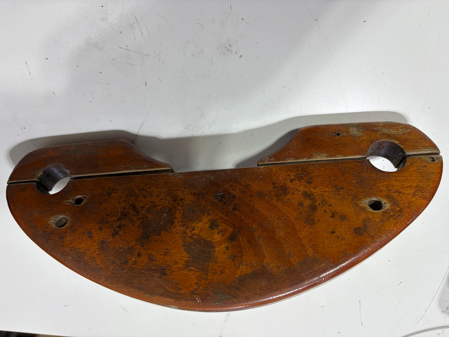 Teak GPS Holder for Pedestal