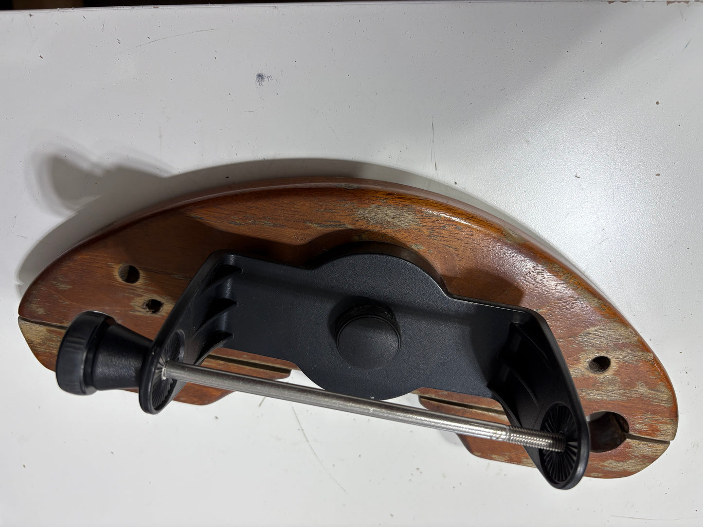 Teak GPS Holder for Pedestal