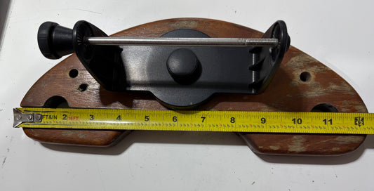 Teak GPS Holder for Pedestal