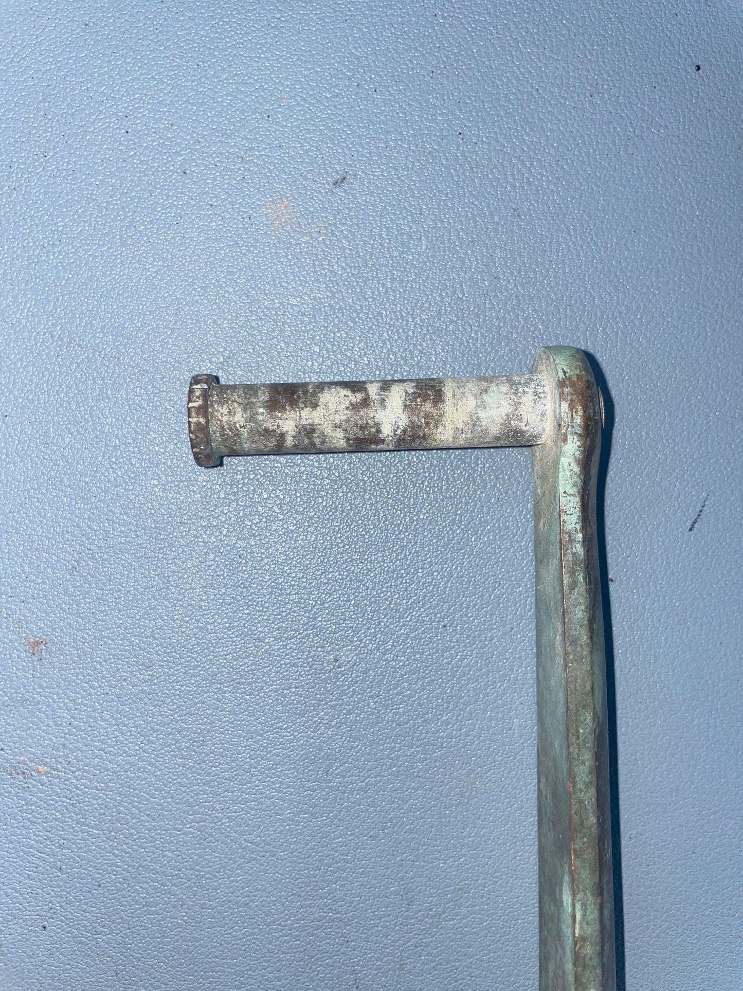 Small 8 1/4" Long Bronze Winch Handle - 1 1/8" Insert