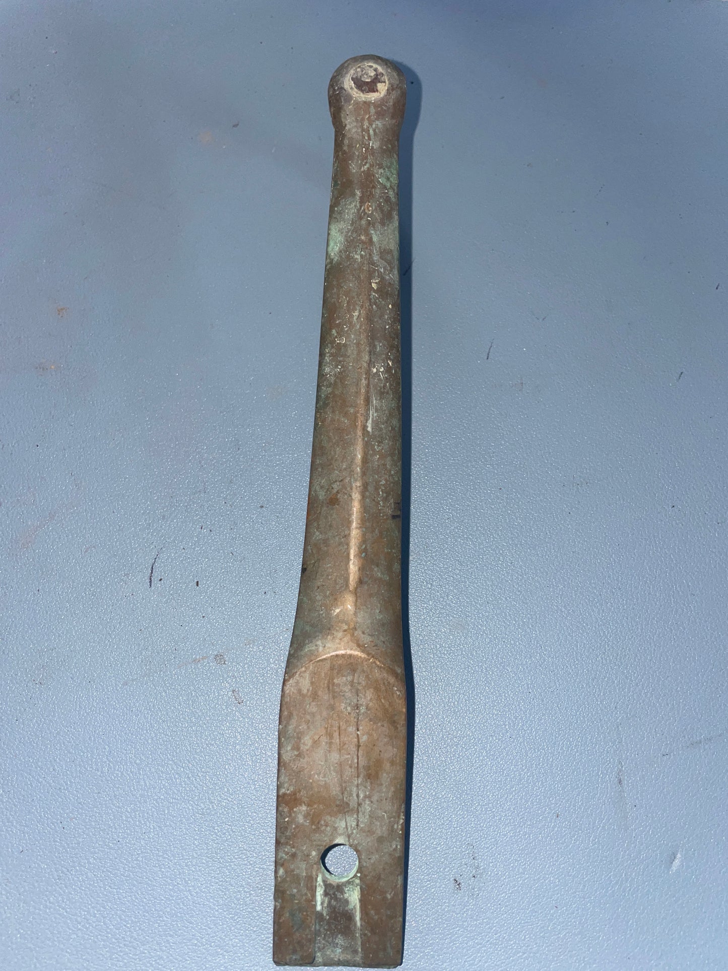 Small 8 1/4" Long Bronze Winch Handle - 1 1/8" Insert