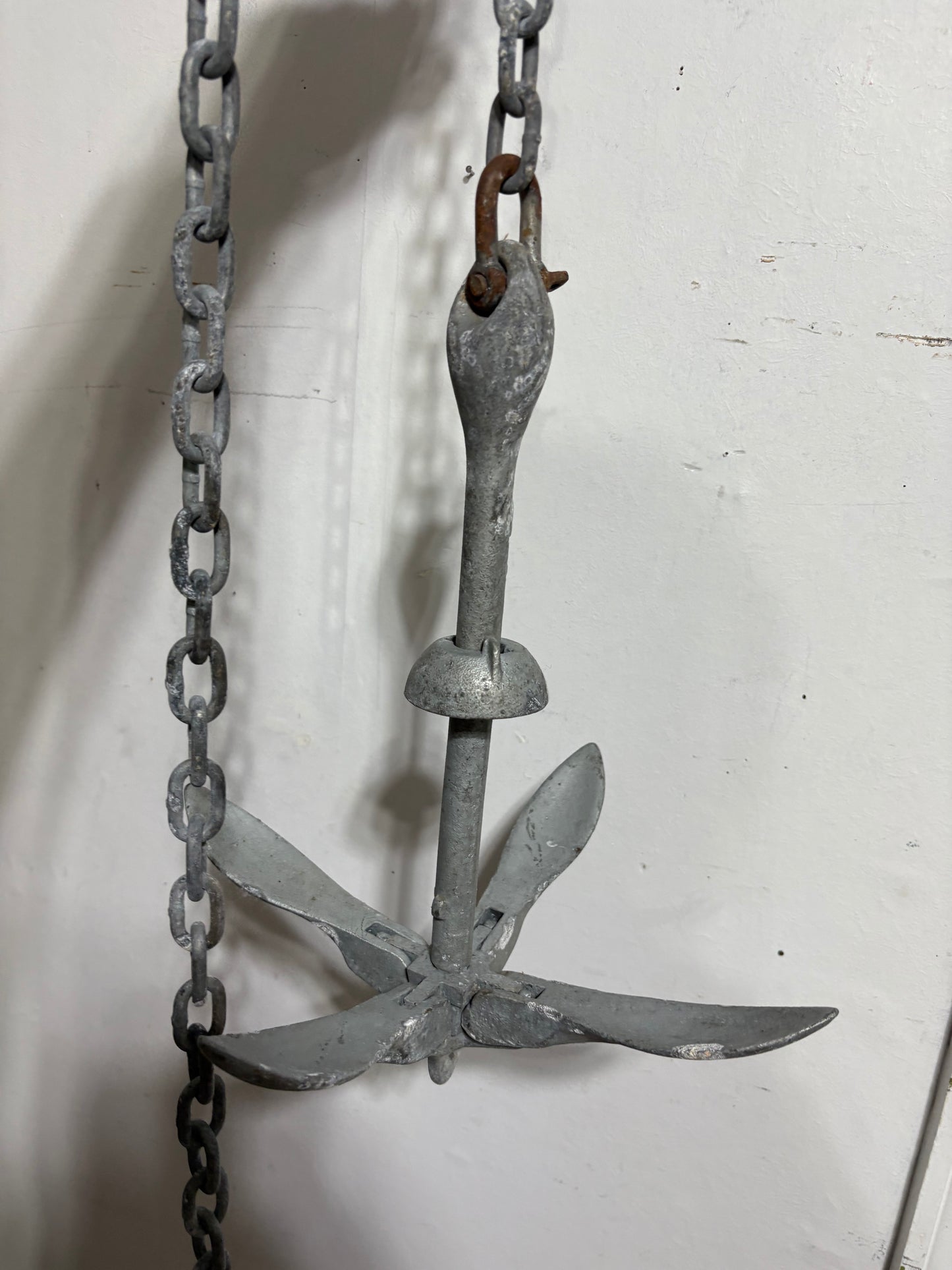 5lb Folding Grapnel Anchor with 50" chain and line