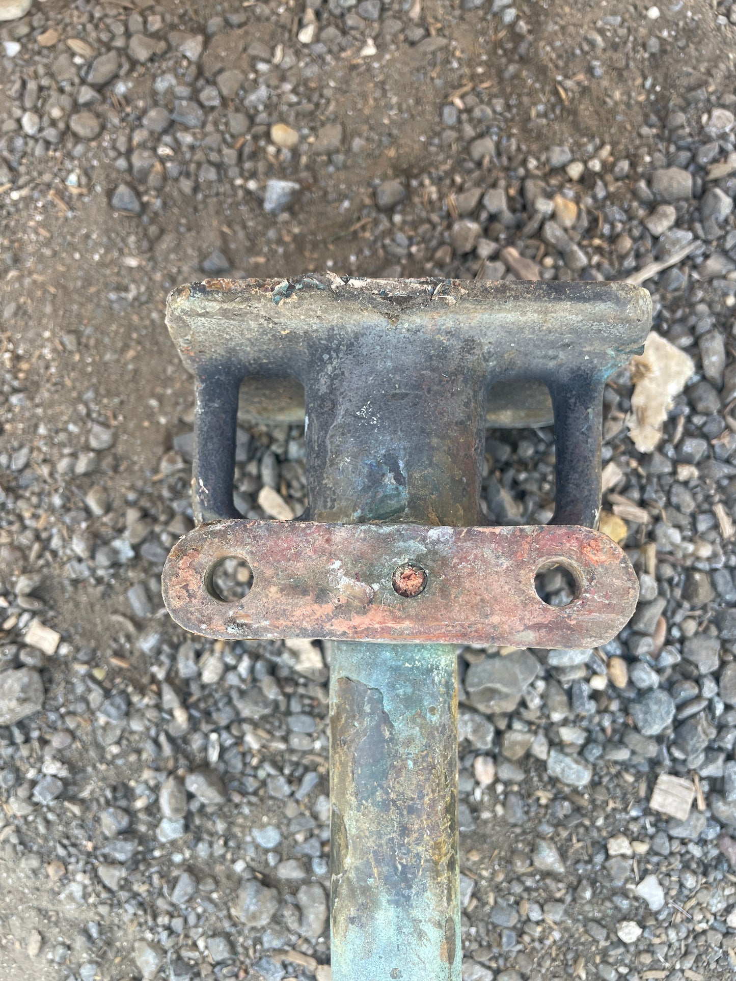 30" Solid Bronze Stanchion - 1934 Eisenhower 50'