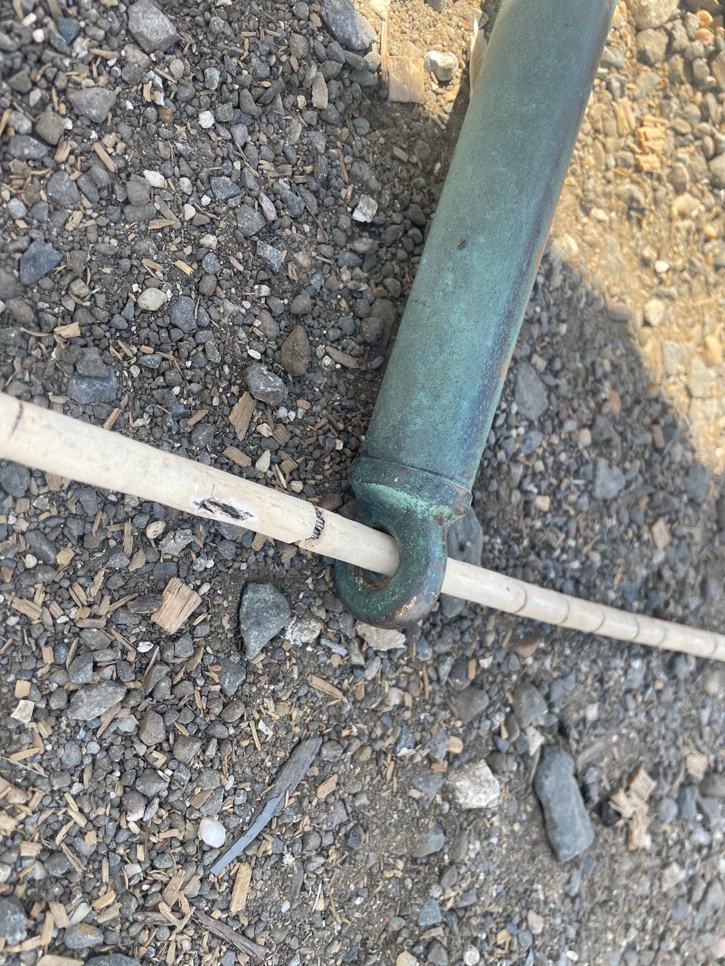 30" Solid Bronze Stanchion - 1934 Eisenhower 50'