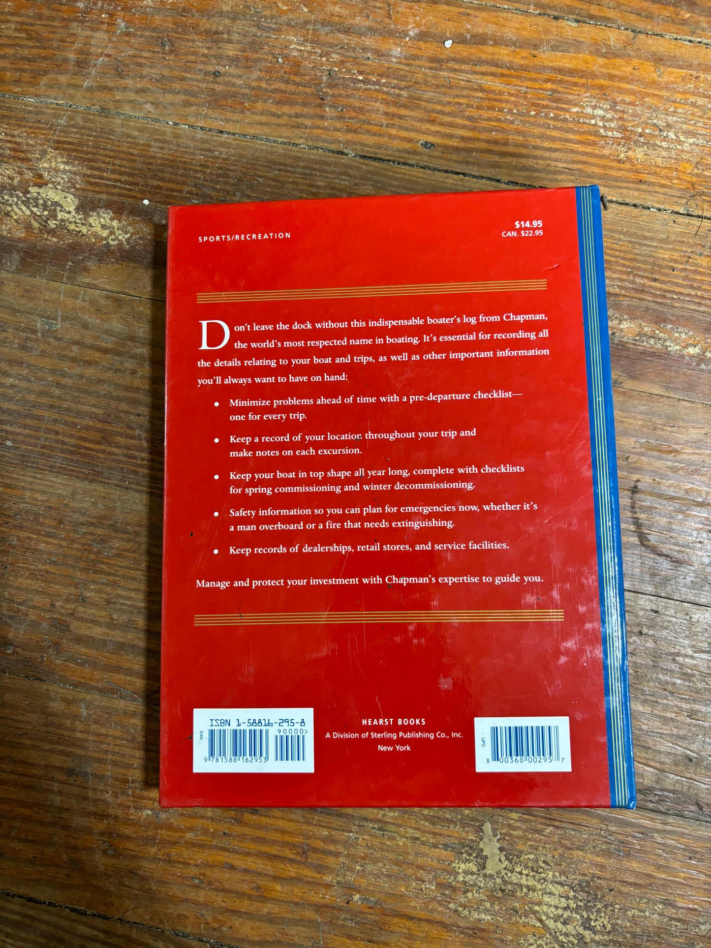 Chapman Boaters Log BY Captain John Woolridge - NEW