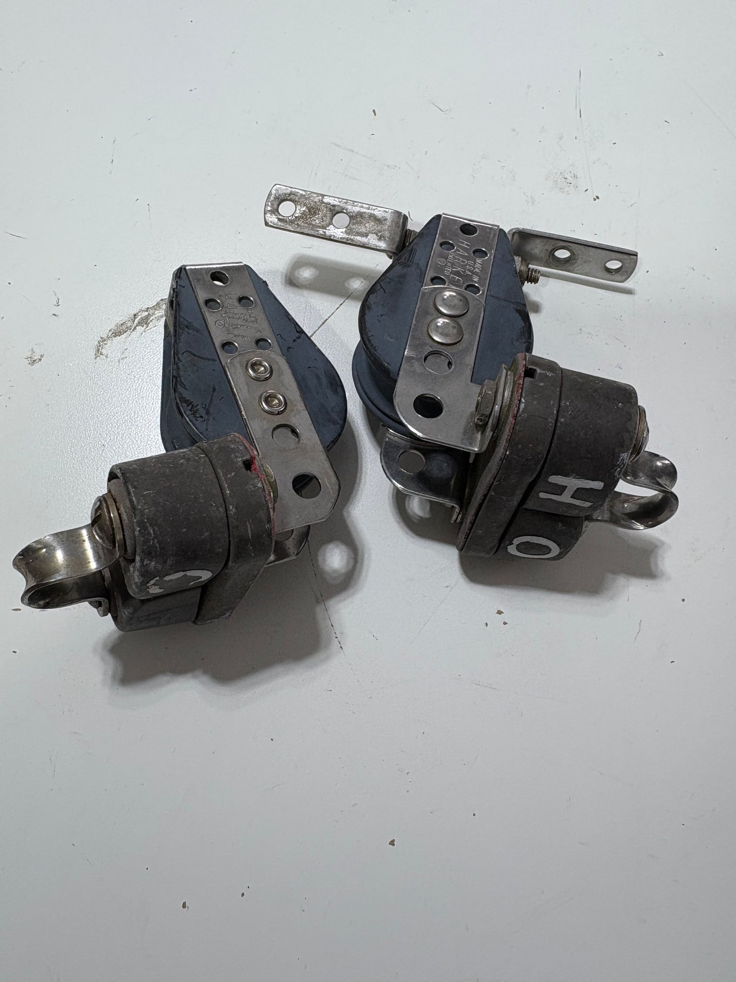 Harken Single Blocks with Cam Cleats (Pair)