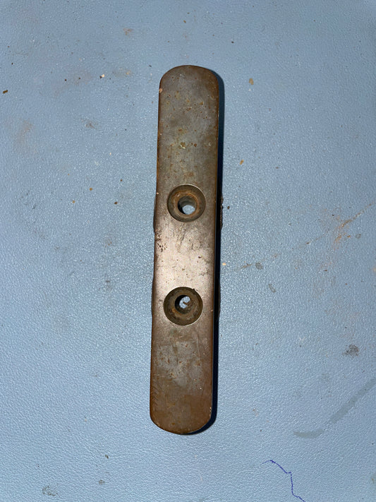 5" Unique Flat Rounded Bronze Cleat - 1934 Eisenhower 50'