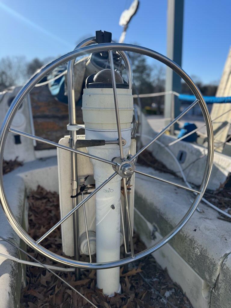 28" Edson Wheel - 1" Straight Keyed Shaft - With Bronze Nut - Pearson 27