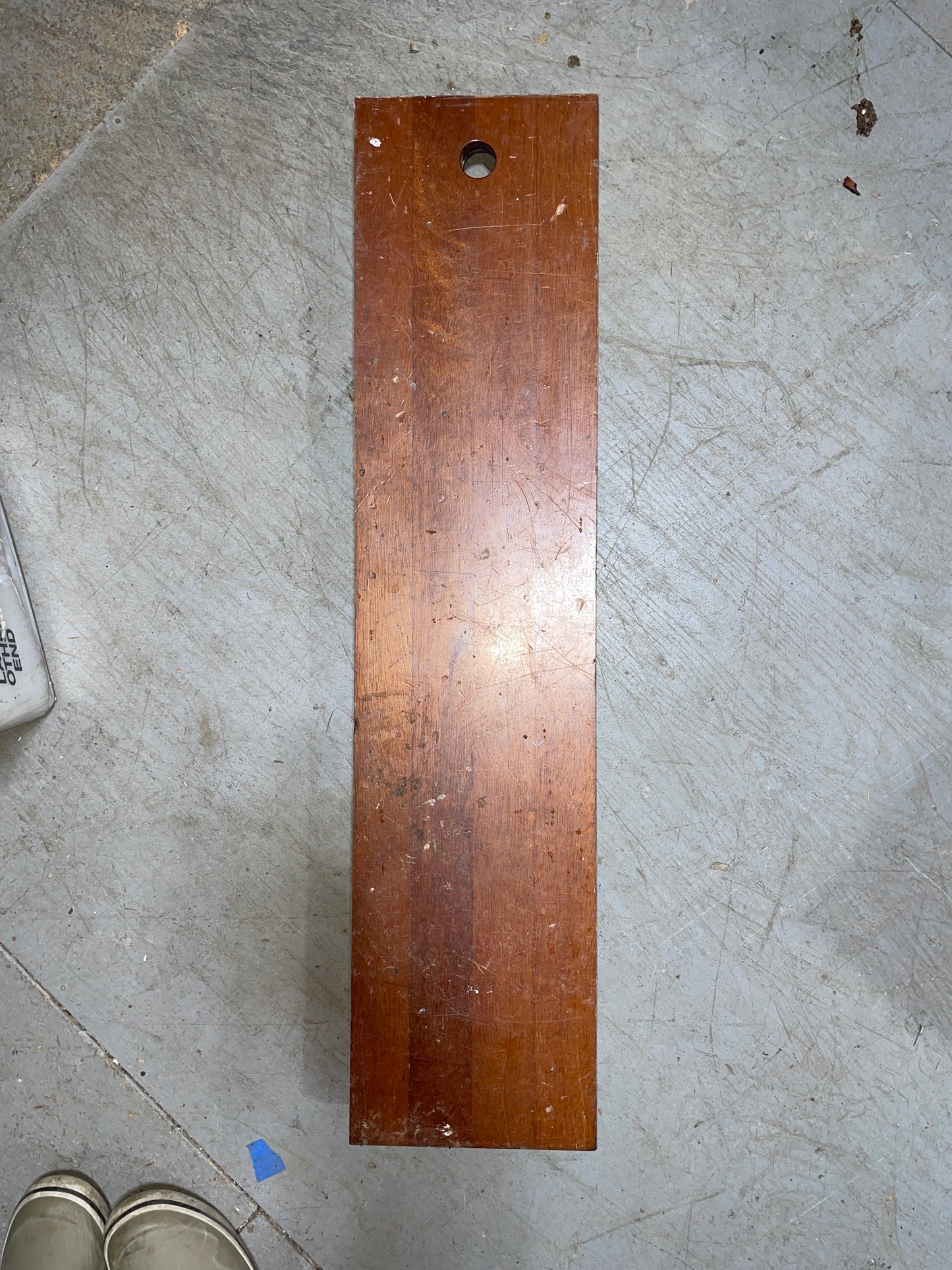 Mahogany Floor Piece - 37" Long x 8 5/8" Wide x 1 7/8" Thickness -- #199