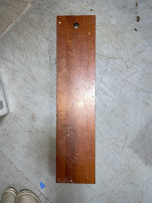 Mahogany Floor Piece - 37" Long x 8 5/8" Wide x 1 7/8" Thickness -- #199