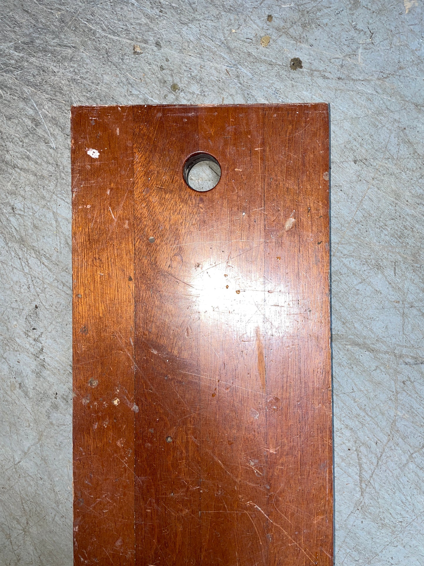 Mahogany Floor Piece - 37" Long x 8 5/8" Wide x 1 7/8" Thickness -- #199