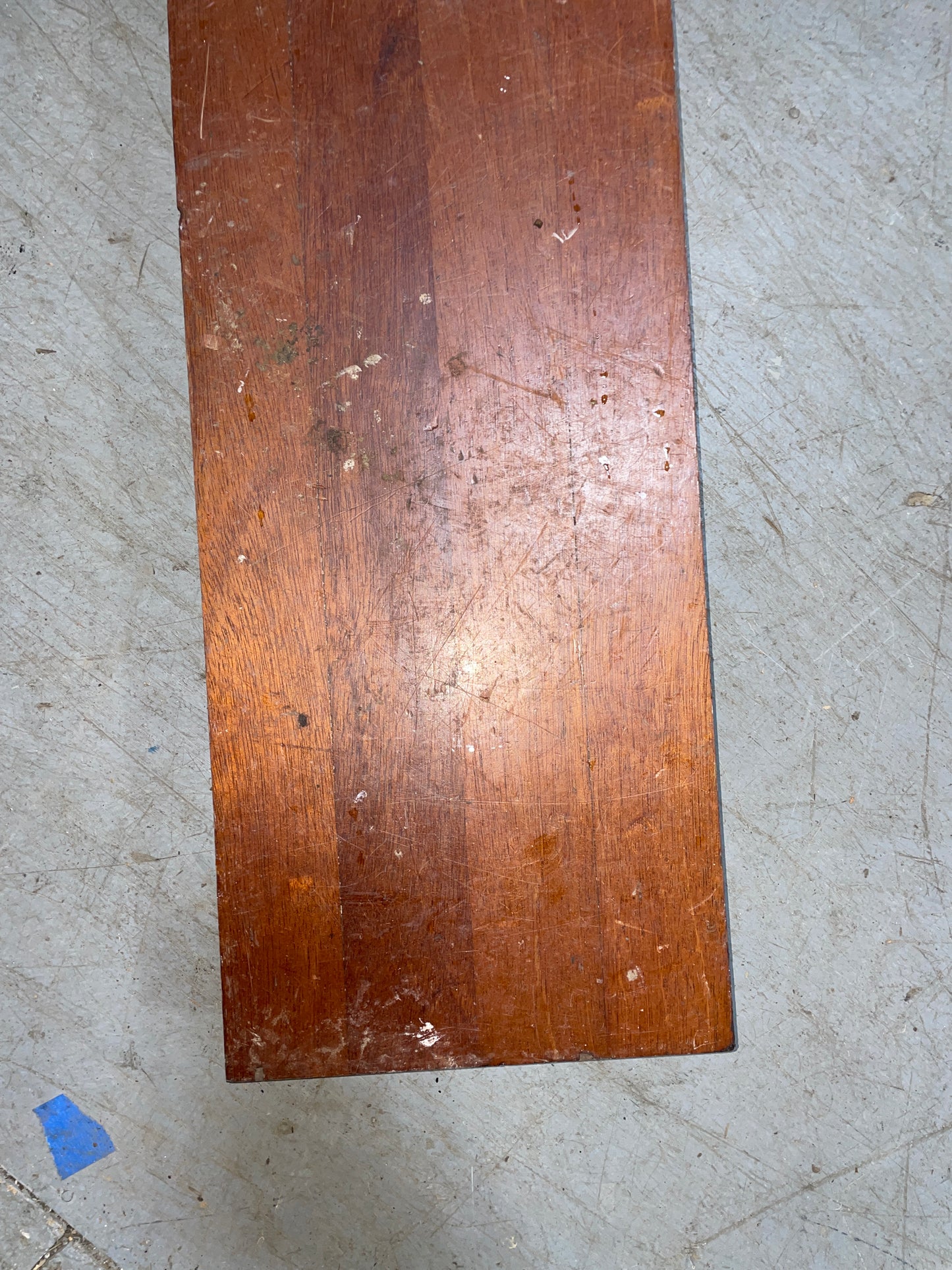 Mahogany Floor Piece - 37" Long x 8 5/8" Wide x 1 7/8" Thickness -- #199