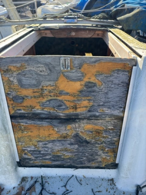 Teak Companionway Boards - Pearson 27 -- #55