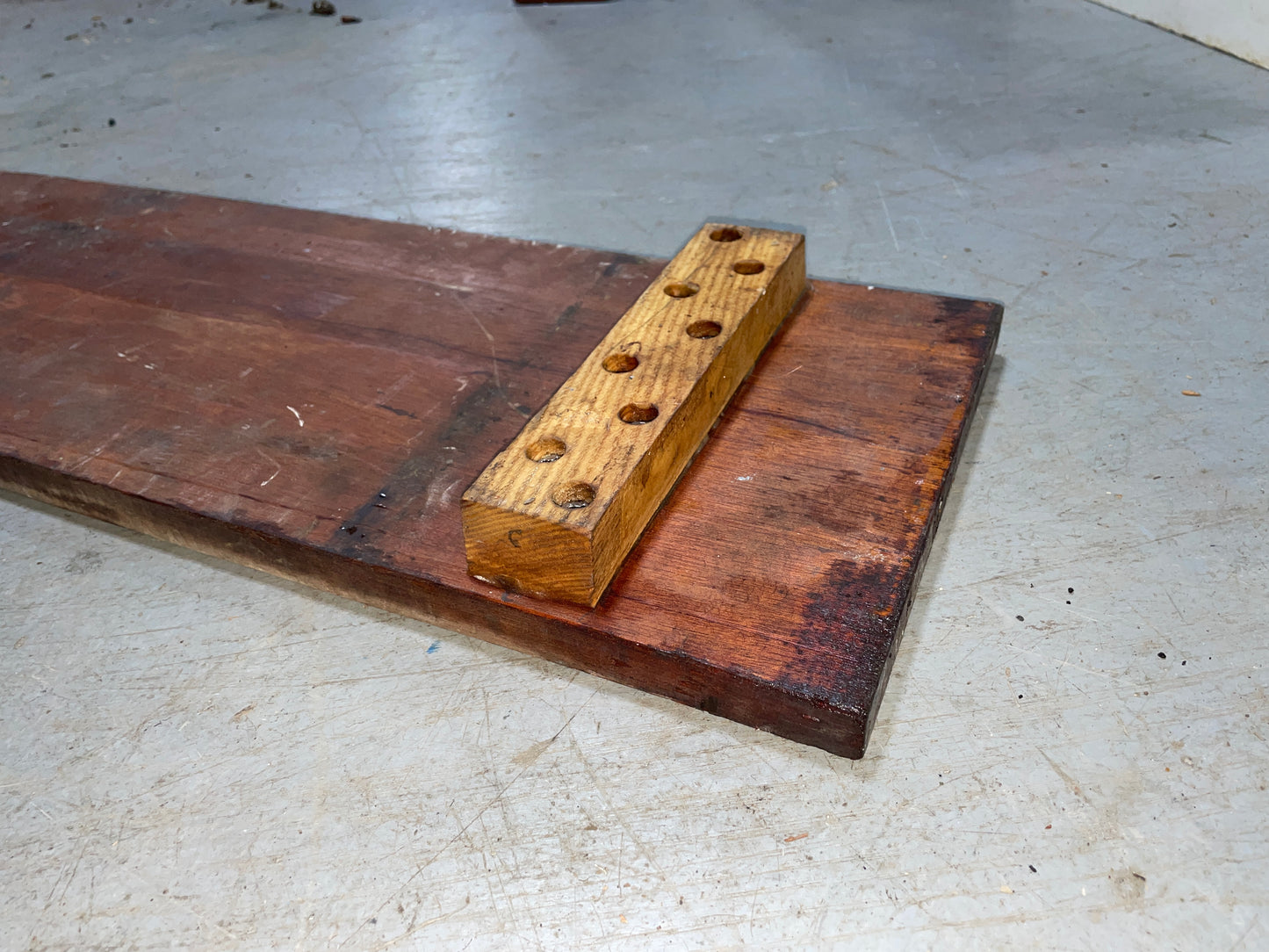 Mahogany Floor Piece - 37" Long x 8 5/8" Wide x 1 7/8" Thickness -- #199