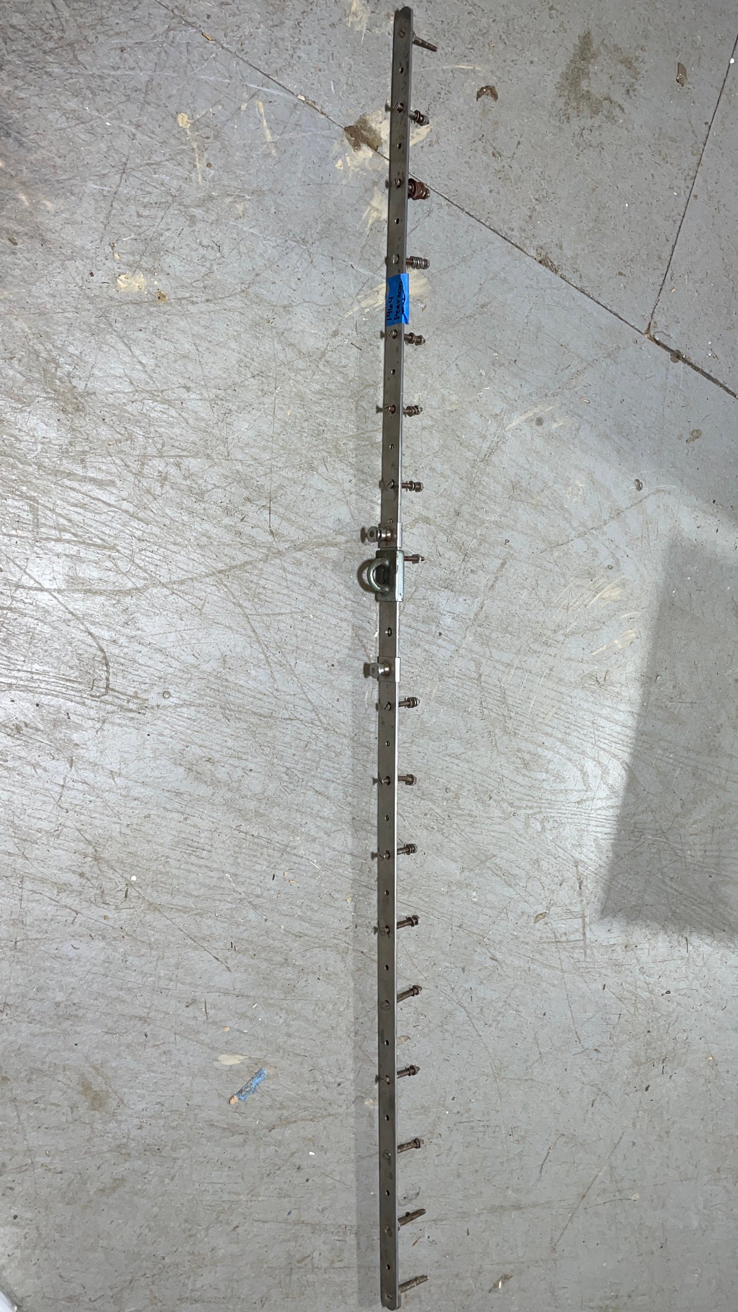 1964 Pearson Triton 54 1/4" Long Stainless Steel T Track With Cars