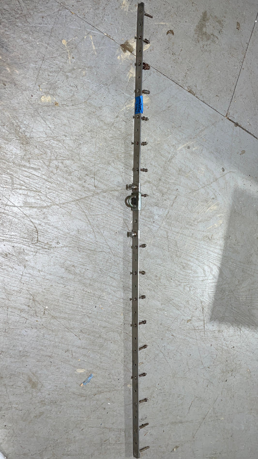 1964 Pearson Triton 54 1/4" Long Stainless Steel T Track With Cars
