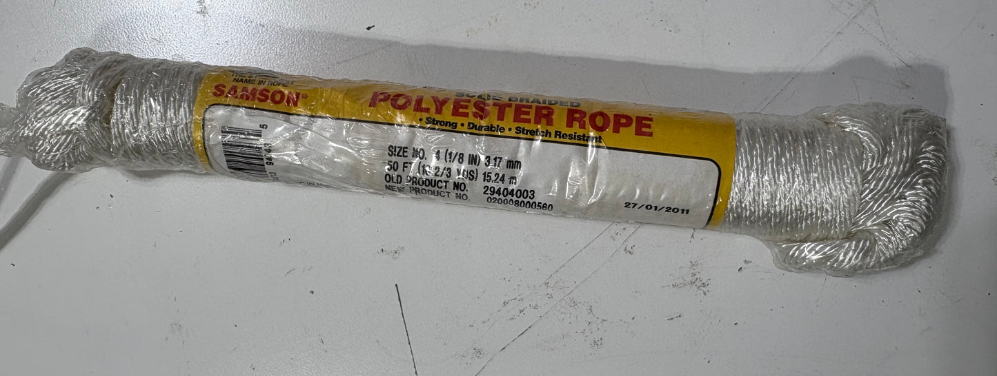 Samson Solid Braided Polyester Rope Size no 4