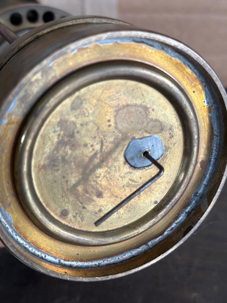 E. Thomas & Williams Hanging Oil Lamp