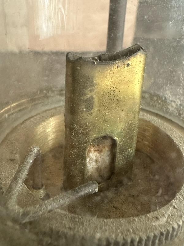 E. Thomas & Williams Hanging Oil Lamp
