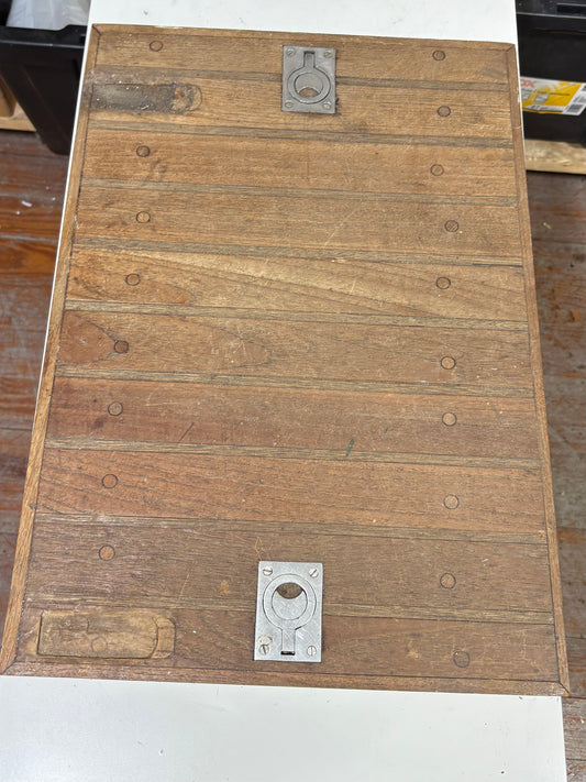 Teak Hatch from Rafiki 35 #250 21" x 15" Wide