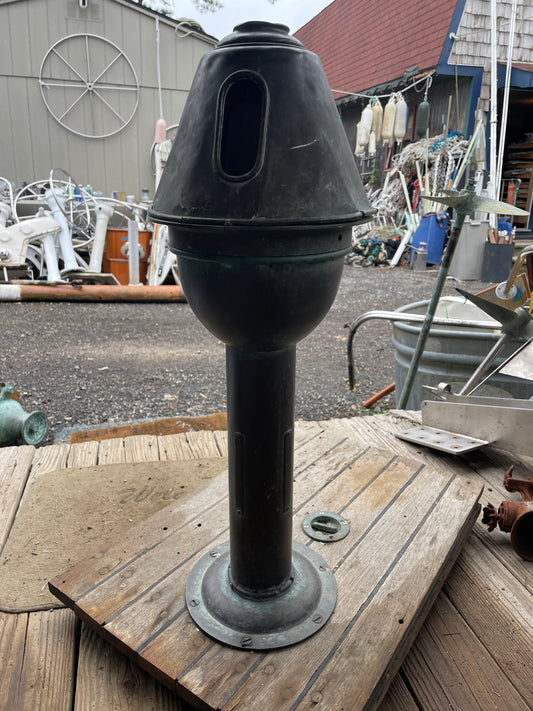 Vintage Bronze Compass Housing With Compass - 1934 Eisenhower 50'